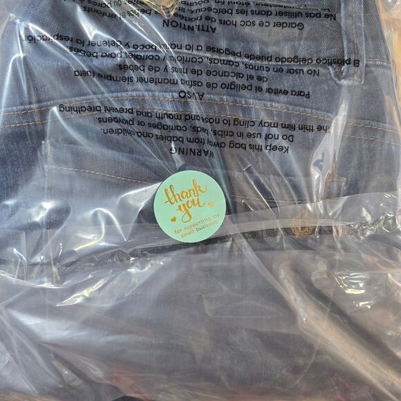 Democracy AB TECHNOLOGY Jeans Women SZ 14W  Black Stretch Comfort Waistband - Picture 7 of 7